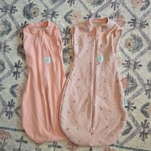 Cozy Pink Kids Pajamas Sleep Sacks